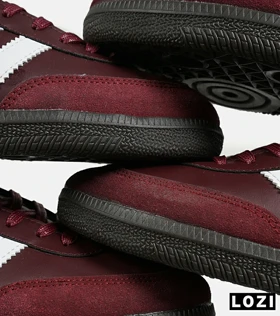 کفش کتانی مردانه و زنانه زرشکی ADIDAS Samba مدل 6272