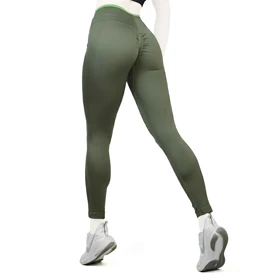 لگ سیملس ورزشی زنانه جیم شارک مدل 4H0273 یشمی