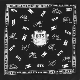 دستمال سر نخی و شیک دخترانه و پسرانه طرح BTS