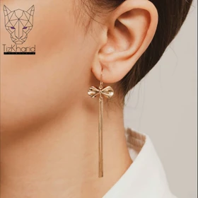 گوشواره پاپیون ژوپینگ