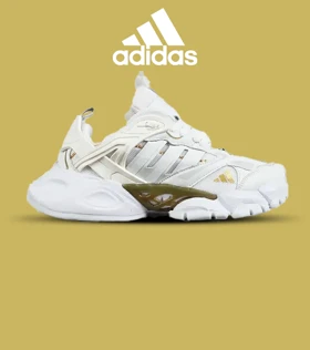 کفش کتانی مردانه و زنانه سفید طلایی ADIDAS performance x9000l4 مدل 7475