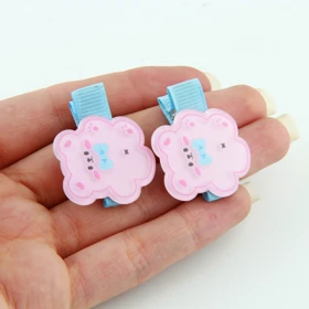 گیره مو دخترانه مدل خرس پاپیون دار