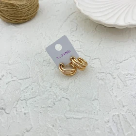 گوشواره زنانه حلقه‌ای ژوپینگ، ظرافت بی‌نظیر برای شما