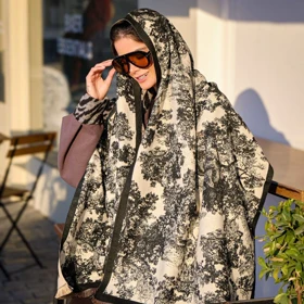 شال پاییزه موهر Dior طرح جنگل