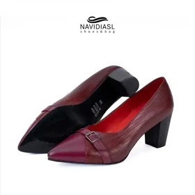 کفش تمام چرم زنانه مجلسی کد 4014009