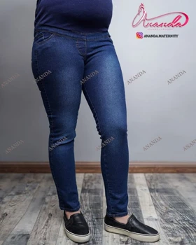 شلوار بارداری جین راسته