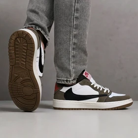 نایک ایر جردن 1 بدون ساق تراویس اسکات ویزون ( Nike Air Jordan 1 Low Travis Scott TD)