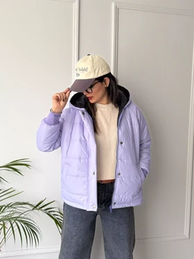 کاپشن کلاهدار سبا