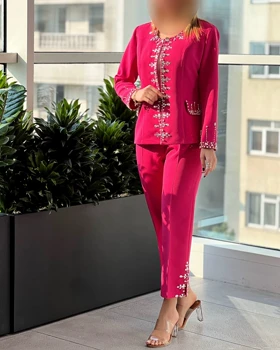 کت و شلوار جواهردوزی