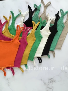 کراپ تاپ کبریتی بند دوبل پهلو باز