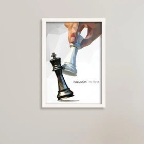 تابلو انگیزشی Focus on the Best