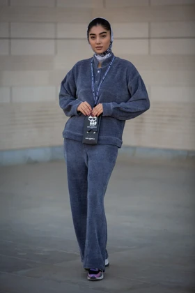 شلوار بیسکوییتی بغل دکمه B