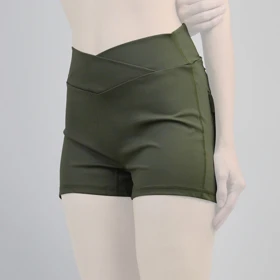 شورتک کارگو ورزشی زنانه آدیداس مدل A-3115 یشمی