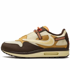 کتانی نایک ایرمکس ترویس اسکات قهوه ای Nike Air Max 1 "Travis Scott - Baroque Brown" sneakers