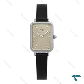 ساعت دنیل ولینگتون DW زنانه مستطیلی بندچرم صفحه طوسی DW-8025-L