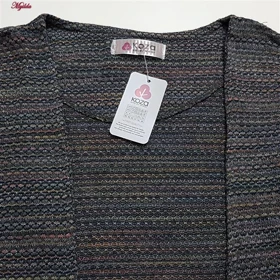 ست 3 تکه لباس زنانه کوزا خاکستری تیره مدل 4601-003-4