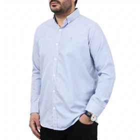 پیراهن آستین بلند مردانه برند مد مدل 14102101