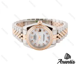 ساعت مچی رولکس دیت جاست زنانه مدیوم w-6433