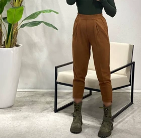 شلوار مام استایل مخمل سوئیت ترک کد 40111