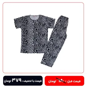 ست بلوز شلوار زنانه السا نخ پنبه