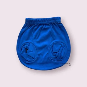 شورت عینکی نوزادی سرمه ای ساده