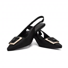 کفش مجلسی زنانه پاشنه‌دار 3 سانت مدل sandal valentino _ 400343