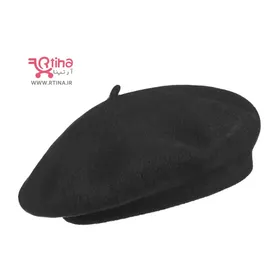 کلاه گرد-برت زنانه، دخترانه و پسرانه رنگ مشکی
