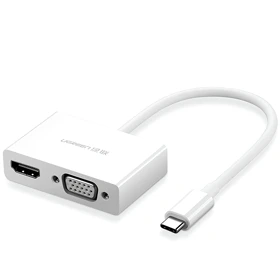 مبدل تایپ‌سی به HDMI و وی‌جی‌ای یوگرین MM123 30843