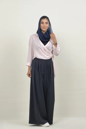 شومیز کراپ کت بغل سگک