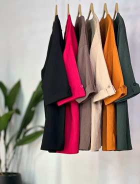 مانتو جلو بسته لاله