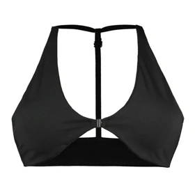 نیم‌تنه قفل دار ورزشی زنانه جیم شارک مدل PB-4H0238 مشکی