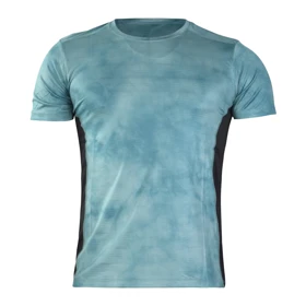 تیشرت ورزشی رانینگ مردانه مدل 9130 فیروزه ای