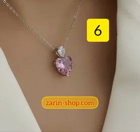 گردنبند استیل آویزدار زنانه طرح طلا