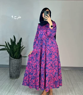 پیراهن طرحدار مزونی 70