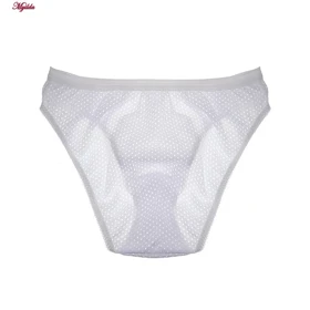 شورت زنانه لین مدل زنبوری جلو تور سفید کد 4681-528