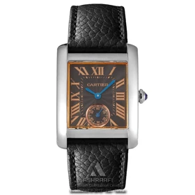 ساعت کارتیه بند چرمی Cartier Tank SK20