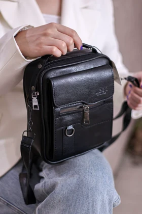 کیف مردانه کد 16320 (مشکی)