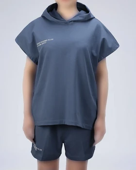 ست تیشرت و شلوارک زنانه 2427