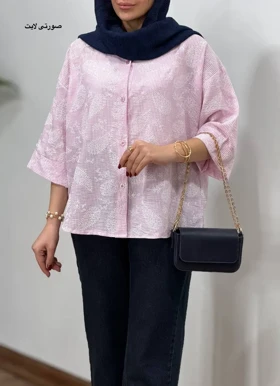 تونیک مانتویی لینن بهارگل