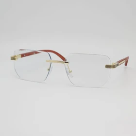 عینک آفتابی مردانه و زنانه کارتیر Cartier CT02573 کروم هارتز ضد اشعه UV400