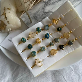 انگشترای وارداتی سنگ طبیعی