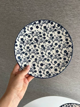 پیش دستی دنی هوم طرح گل سرمه ای / BA2_BA1