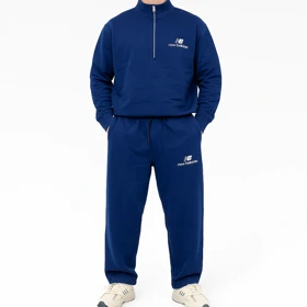 ست دورس مردانه رنگ سرمه ای پارچه دونخ تو کرکی استایل جذاب و شیک مناسب روزمره 5005