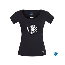 تاپیک تیشرت آستین کوتاه tshirt-good-vibes-black
