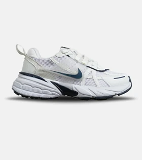کفش کتانی مردانه و زنانه سفید آبی Nike Cushlon V2K مدل 8075