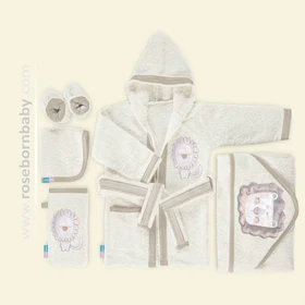 سرویس حوله رزبرن طرح lion cubs