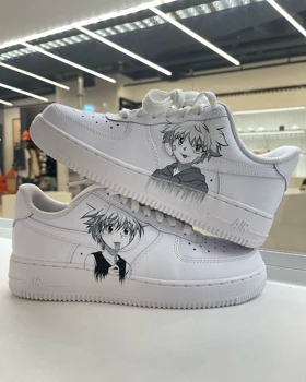 کفش اسپرت Hunter X Hunter کاستوم کتانی انیمه هانتر ایکس هانتر ایرفورس نایک nike air force کد 81173