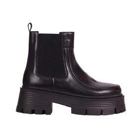 نیم بوت دوبر کش لژدار_مشکی کد 2226