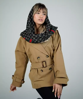 ترنچ کت آستردار کد CN002 برند ردا