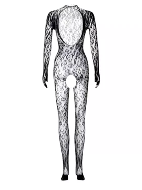 بادی سرهمی زنانه گیپوری پلنگی فاق باز ویتا (Vita)